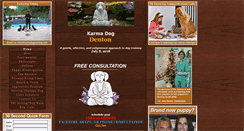 Desktop Screenshot of karmadogtrainingdenton.com